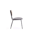 7-Piece Hathaway Round Solid Wood Dining Table with 6 Dining Chairs in Gray