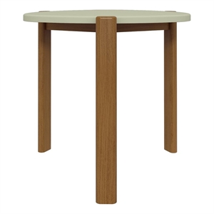 Manhattan Comfort Gales End Table from Engineered Wood in Pistachio Green