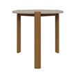 Manhattan Comfort Gales End Table from Engineered Wood in Beige