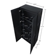 Hopkins Storage Closet from Engineered Wood 3.0 in Black - Set of 2