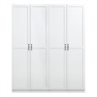 Hopkins Storage Closet from Engineered Wood 3.0 in White - Set of 2
