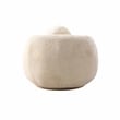 Manhattan Comfort Tribeca Accent Chairs with Solid Wood Base in Beige - Set of 2