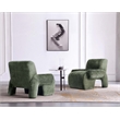 Verandah Accent Chairs with Solid Wood Frame in Olive Green - Set of 2