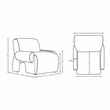 Verandah Accent Chairs with Solid Wood Frame in Olive Green - Set of 2