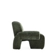 Verandah Accent Chairs with Solid Wood Frame in Olive Green - Set of 2