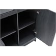 Manhattan Comfort Jodie Bookcase from Engineered Wood in Gray - Set of 2