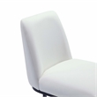 Manhattan Comfort Serena Barstool with Metal Base in White (Set of 2)