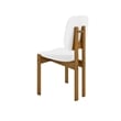 Manhattan Comfort Gales Dining Chair from Engineered Wood in White - Set of 4
