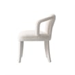 Palmer Dining Armchair with Solid Wood Frame in Ivory - Set of 2