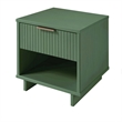Granville Nightstand 1.0 made from Solid Wood in Sage Green - Set of 2