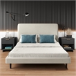 Manhattan Comfort Granville Solid Wood Nightstand 1.0 in Dark Gray