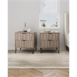 DUMBO 2.0 Nightstand from Engineered Wood in Rustic Gray - Set of 2