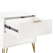 DUMBO 2.0 Nightstand from Engineered Wood in White - Set of 2