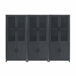 Jodie Bookcase made from Engineered Wood in Charcoal Gray - Set of 3