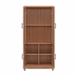 Manhattan Comfort Jodie Bookcase made from Engineered Wood in Maple - Set of 3
