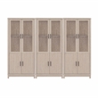 Jodie Bookcase made from Engineered Wood in Light Oak - Set of 3