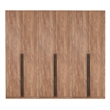 Lee Wardrobe Closet from 1.0 Engineered Wood in Golden Brown - Set of 3