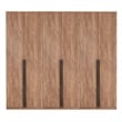 Lee Wardrobe Closet 2.0 from Engineered Wood in Golden Brown - Set of 3
