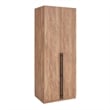 Lee Wardrobe Closet 2.0 from Engineered Wood in Golden Brown - Set of 3