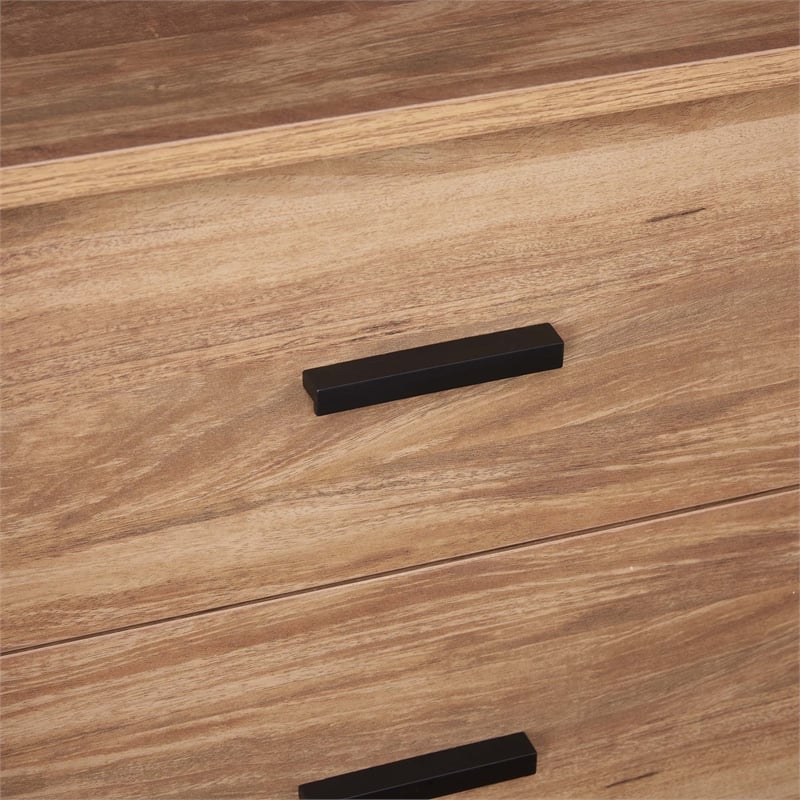 Lee Wardrobe Closet 2.0 from Engineered Wood in Golden Brown - Set of 3