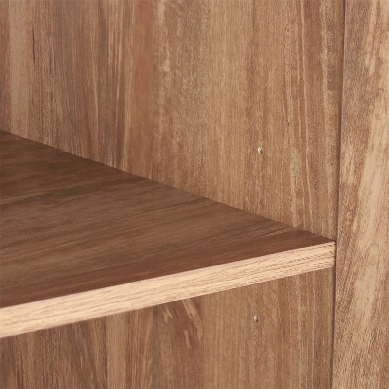 Lee Wardrobe Closet 2.0 from Engineered Wood in Golden Brown - Set of 3