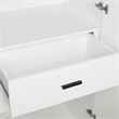 Lee Wardrobe Closet 2.0 from Engineered Wood in White - Set of 3