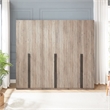 Lee Wardrobe Closet 3.0 from Engineered Wood in Golden Brown - Set of 3