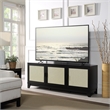 Sheridan 4-Piece Engineered Wood Bookcase TV Stand Sideboard End Table in Black