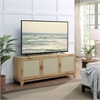 Sheridan 4-PC Engineered Wood Bookcase TV Stand Sideboard End Table in Natural