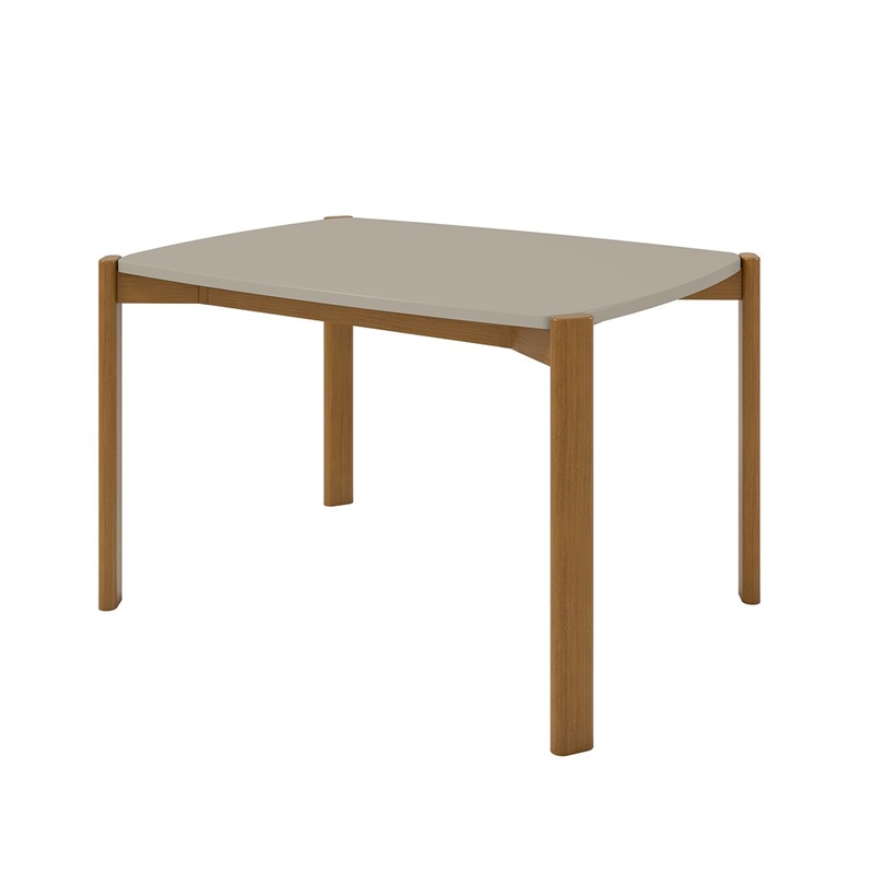 Gales Round 47.24 Dining Table from Engineered Wood in Beige - Set of 5
