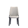 8-Piece Kara Dining Side and Arm Chairs from Solid Wood in Light Gray