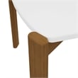 Gales 70.87 Dining Table from Engineered Wood in White - Set of 7