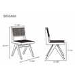7-Piece Rockaway  70.86  Dining Set in Natural with 6 Hamlet Side and Arm Chairs