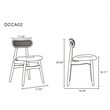9-Piece Rockaway  70.86  Dining Set from Solid Wood with 8 Colbert Dining Chairs