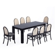 9-Piece Rockaway Dining Set from Solid Wood with 8 Paragon 1.0 Dining Chairs