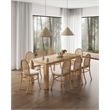 9-Piece Rockaway Dining Set from Solid Wood with 8 Paragon 1.0 Dining Chairs