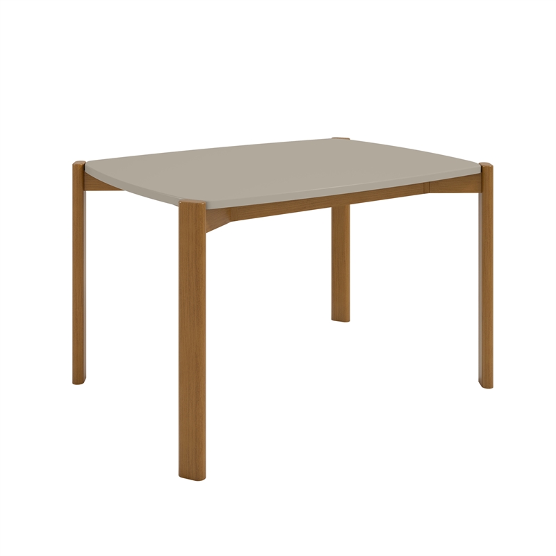 Manhattan Comfort Gales 47.24 Dining Table from Engineered Wood in Beige