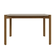Manhattan Comfort Gales 47.24 Dining Table from Engineered Wood in Beige