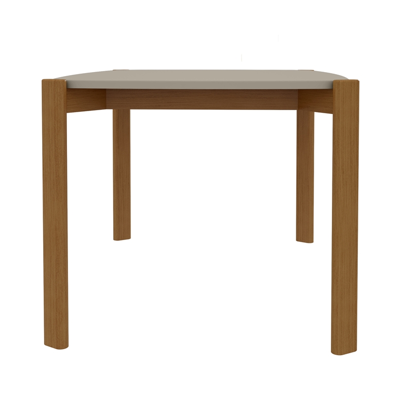 Manhattan Comfort Gales 47.24 Dining Table from Engineered Wood in Beige