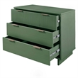 2-Piece Granville Standard Dresser and Nightstand Set - Solid Wood in Sage Green