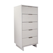 3-Piece Granville Solid Wood Dresser Chest and Nightstand Set in White