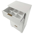 3-Piece Granville Solid Wood Dresser Chest and Nightstand Set in White