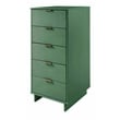 3-Piece Granville Solid Wood Dresser Chest and Nightstand Set in Sage Green