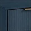 2-Piece Granville Solid Wood Tall Chest and Double Dresser Set in Midnight Blue