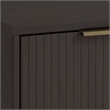 2-Piece Granville Solid Wood Tall Chest and Double Dresser Set in Dark Gray