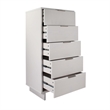 3-Piece Granville Chest Dresser & Nightstand Set from Solid Wood in White