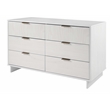 3-Piece Granville Chest Dresser & Nightstand Set from Solid Wood in White