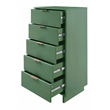 3-Piece Granville Chest Dresser & Nightstand Set from Solid Wood in Sage Green