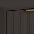 3-Piece Granville Chest Dresser & Nightstand Set from Solid Wood in Dark Gray
