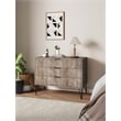 DUMBO Modern Engineered Wood Dresser with 3-Drawers in Gray
